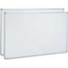 Global Industrial 72W x 48H Magnetic Whiteboard, Steel Surface with Aluminum Frame, 2PK B880012PK